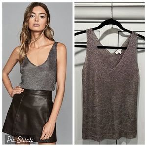 Reiss metallic top